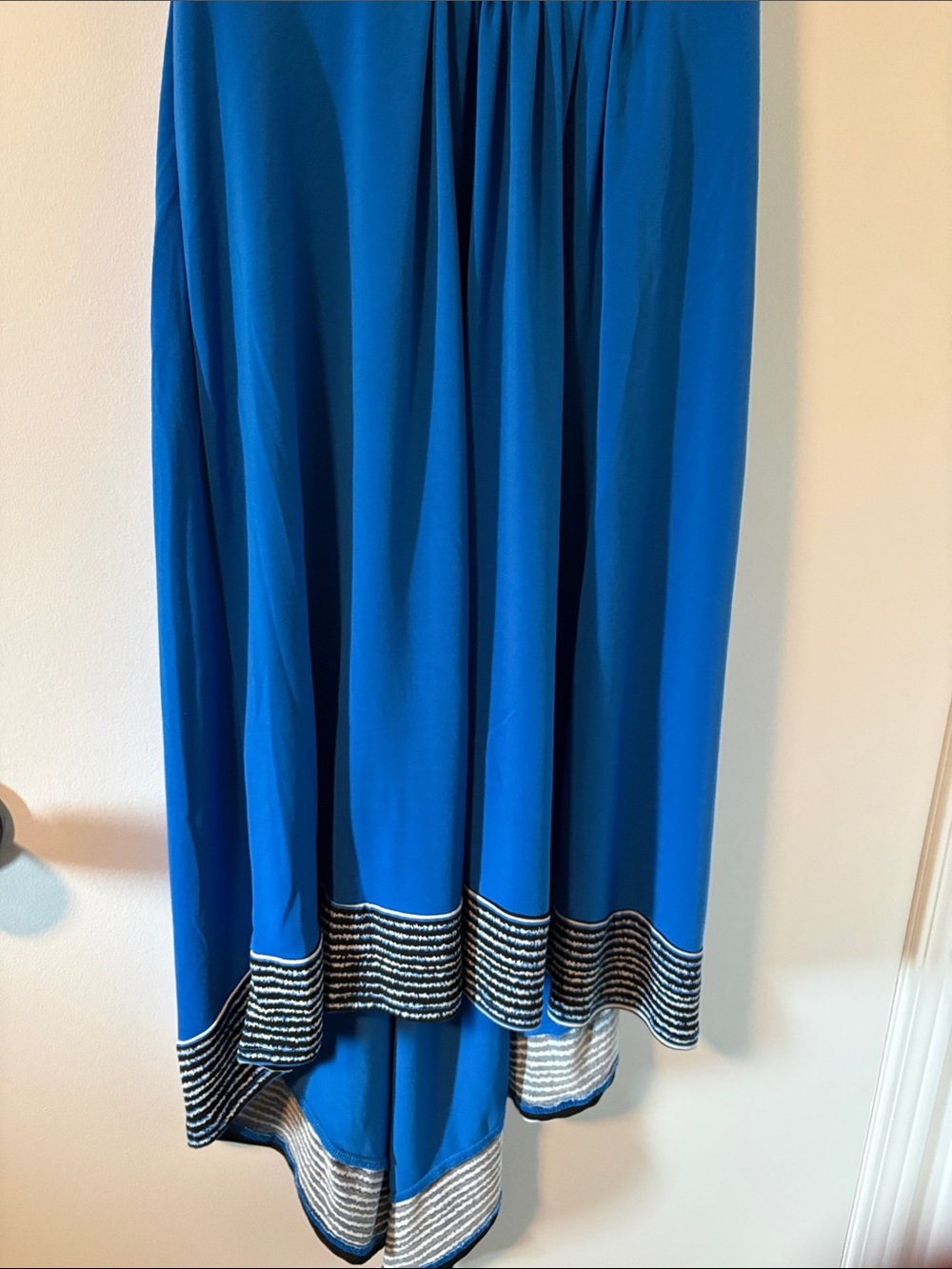 Blue High-Low Dress - Picture 3 of 7